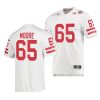 2022 nebraska huskers brandon moore white premier football jersey scaled