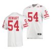 2022 nebraska huskers bryce benhart white premier football jersey scaled