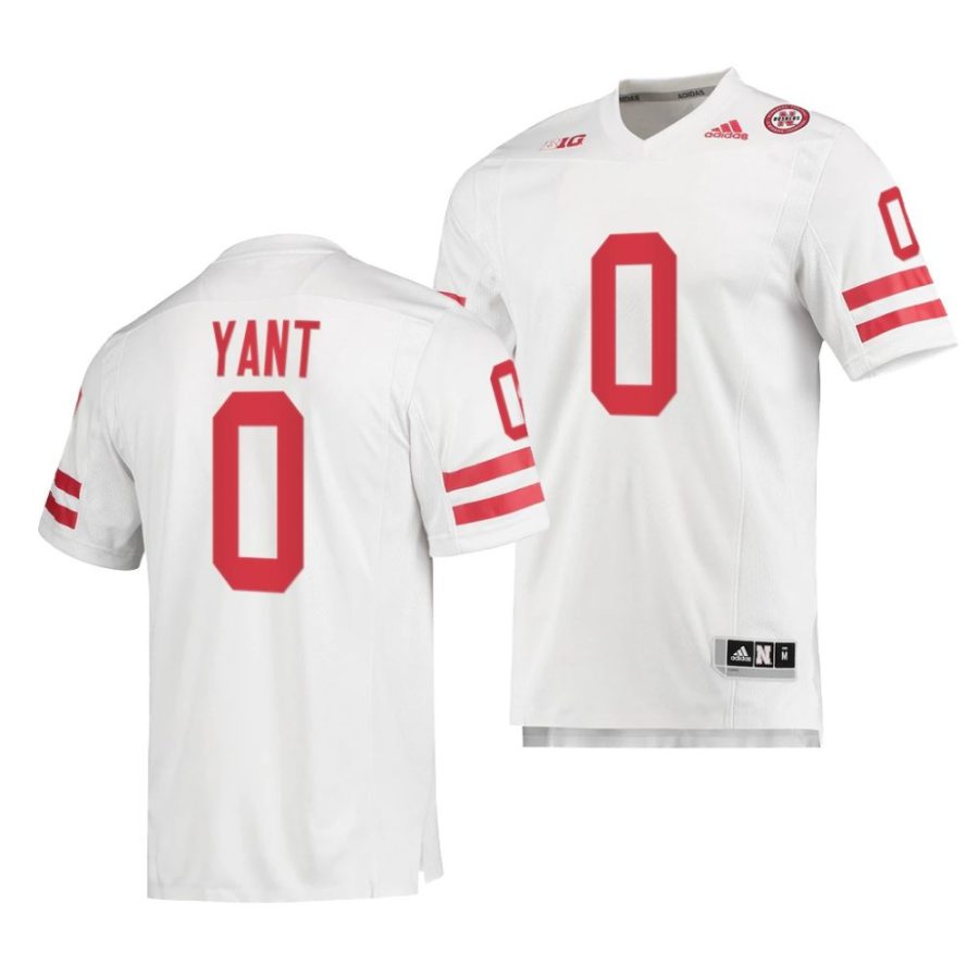 2022 nebraska huskers jaquez yant white premier football jersey scaled