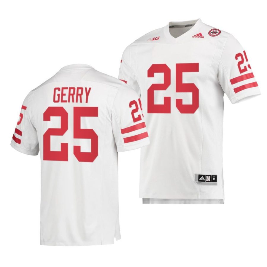 2022 nebraska huskers nate gerry white premier football jersey scaled