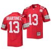 2022 ohio state buckeyes cameron martinez scarlet 100th anniversary throwback jersey scaled