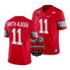 2022 ohio state buckeyes jaxon smith njigba scarlet 100th anniversary woody football jersey scaled