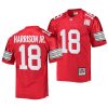2022 ohio state buckeyes marvin harrison jr. scarlet 100th anniversary throwback jersey scaled