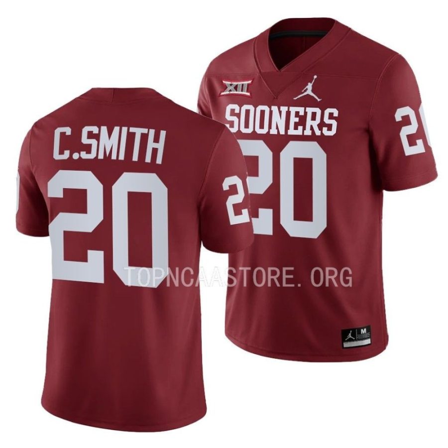 2022 oklahoma sooners clayton smith crimson college football game jersey scaled