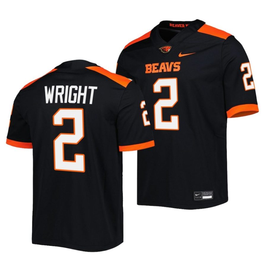 2022 oregon state beavers rejzohn wright black untouchable football jersey scaled