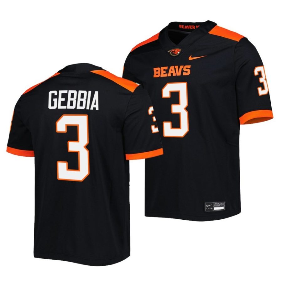 2022 oregon state beavers tristan gebbia black untouchable football jersey scaled