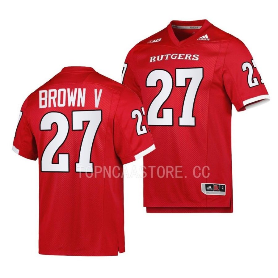 2022 rutgers scarlet knights samuel brown v scarlet premier football jersey scaled