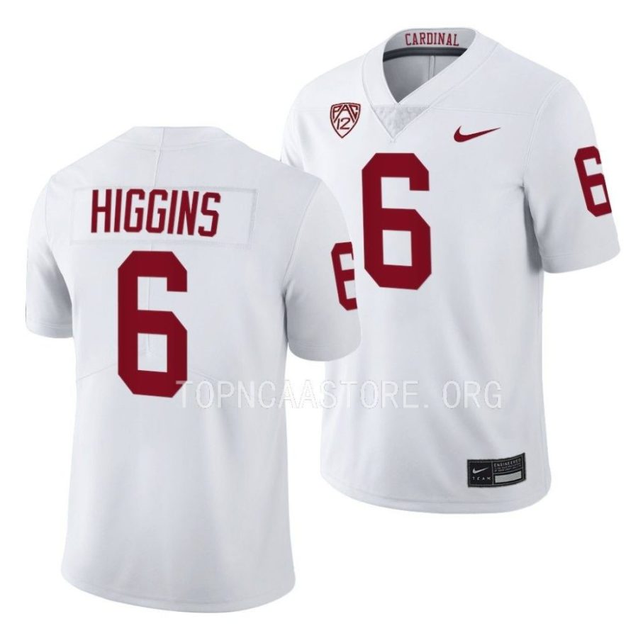 2022 stanford cardinal elijah higgins white limited football jersey scaled