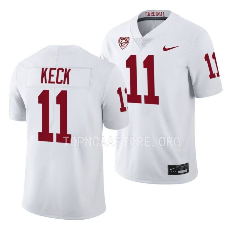 2022 stanford cardinal thunder keck white limited football jersey scaled