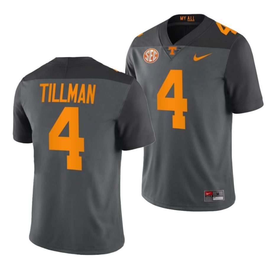 2022 tennessee volunteers cedric tillman grey smokey grey series football jersey scaled