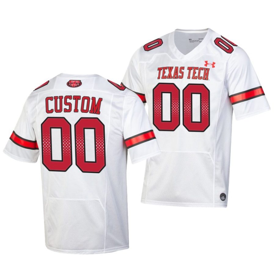 2022 texas tech red raiders custom white throwback replica football jersey scaled