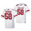 2022 texas tech red raiders jack tucker white throwback replica football jersey scaled