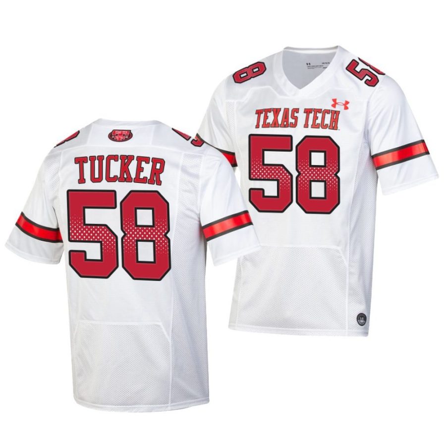 2022 texas tech red raiders jack tucker white throwback replica football jersey scaled
