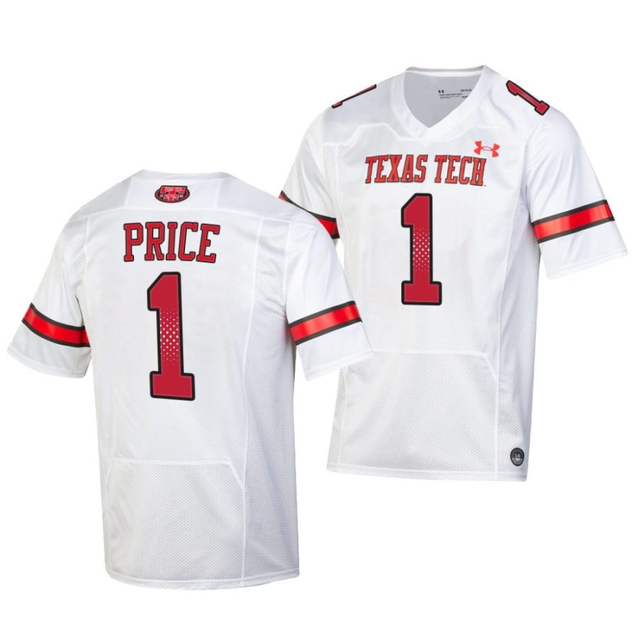 2022 texas tech red raiders myles price white throwback replica football jersey scaled