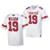 2022 texas tech red raiders tyree wilson white throwback replica football jersey scaled