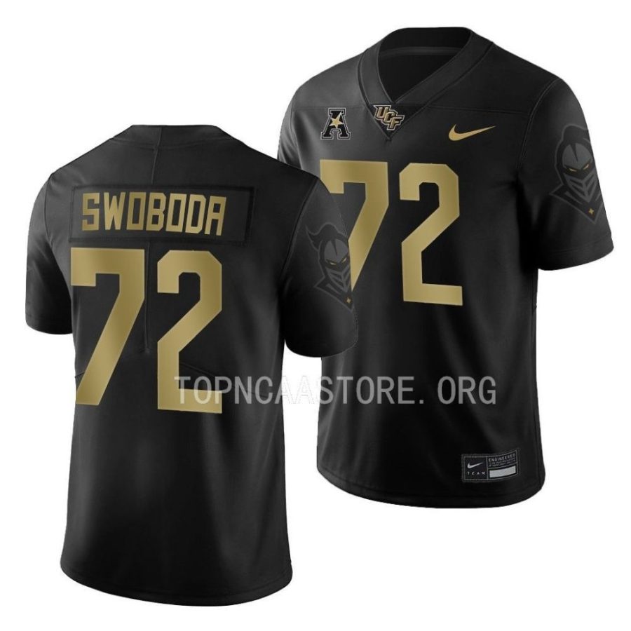 2022 ucf knights ryan swoboda black alternate football game jersey scaled