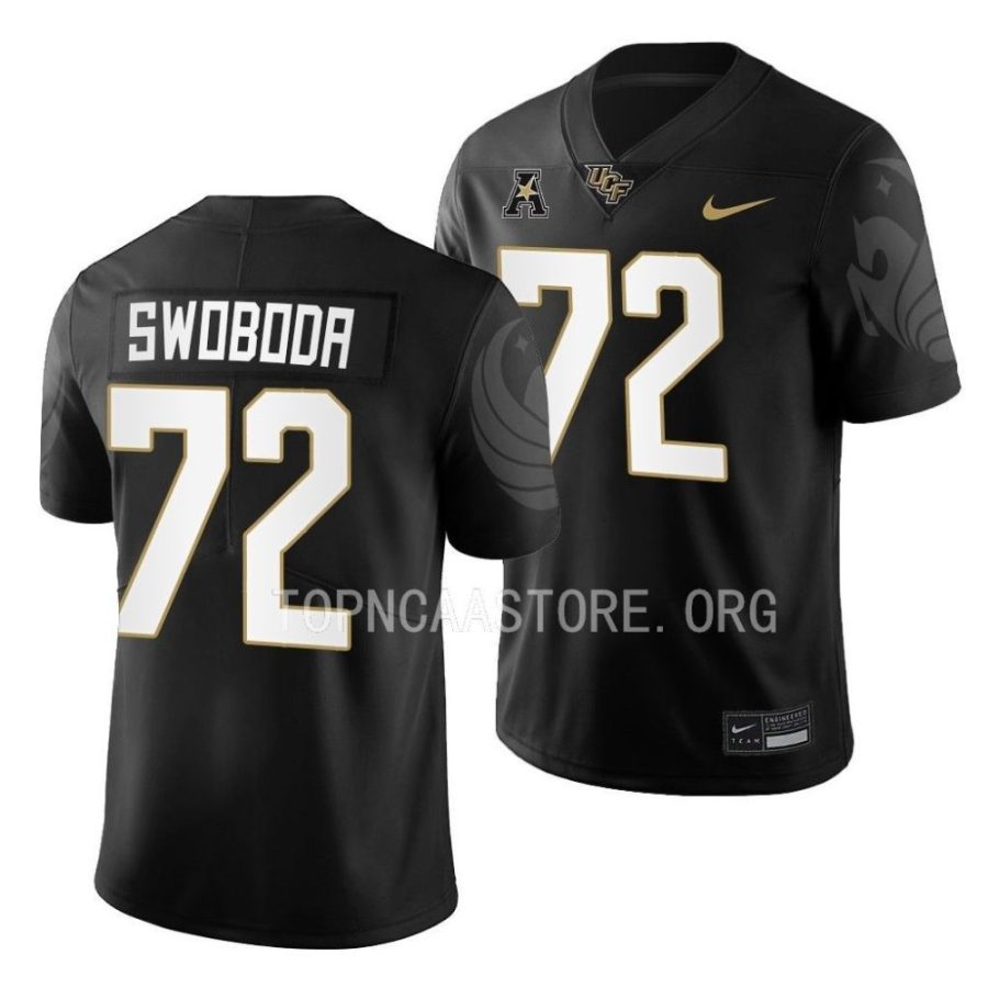 2022 ucf knights ryan swoboda black college football game jersey scaled