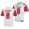 2022 utah utes cole bishop white college football jersey scaled