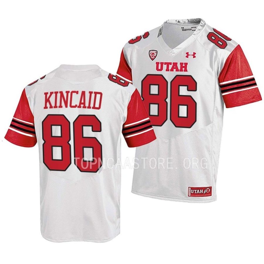 2022 utah utes dalton kincaid white college football jersey scaled