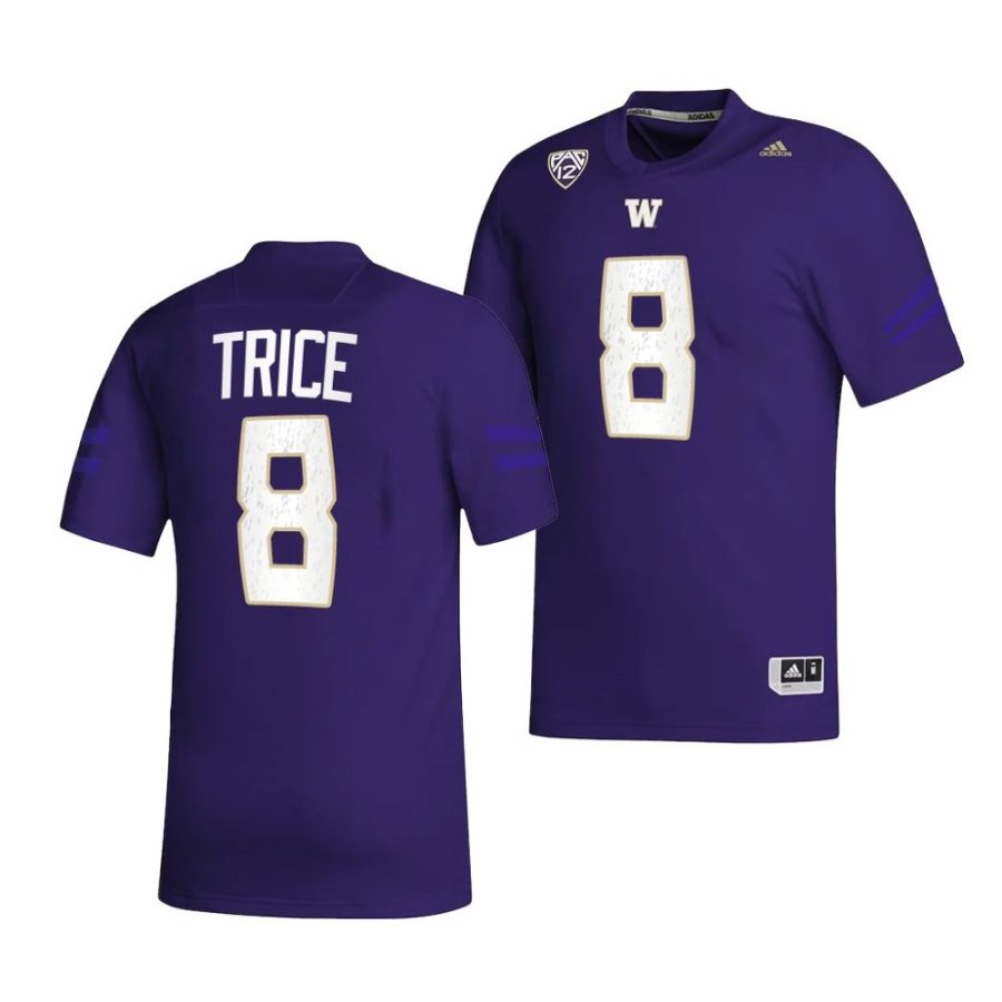 2022 washington huskies bralen trice purple college football nil replica jersey scaled