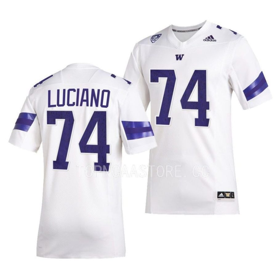 2022 washington huskies corey luciano white premier football jersey scaled