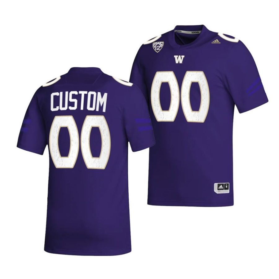 2022 washington huskies custom purple college football nil replica jersey scaled