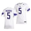 2022 washington huskies dylan morris white premier football jersey scaled