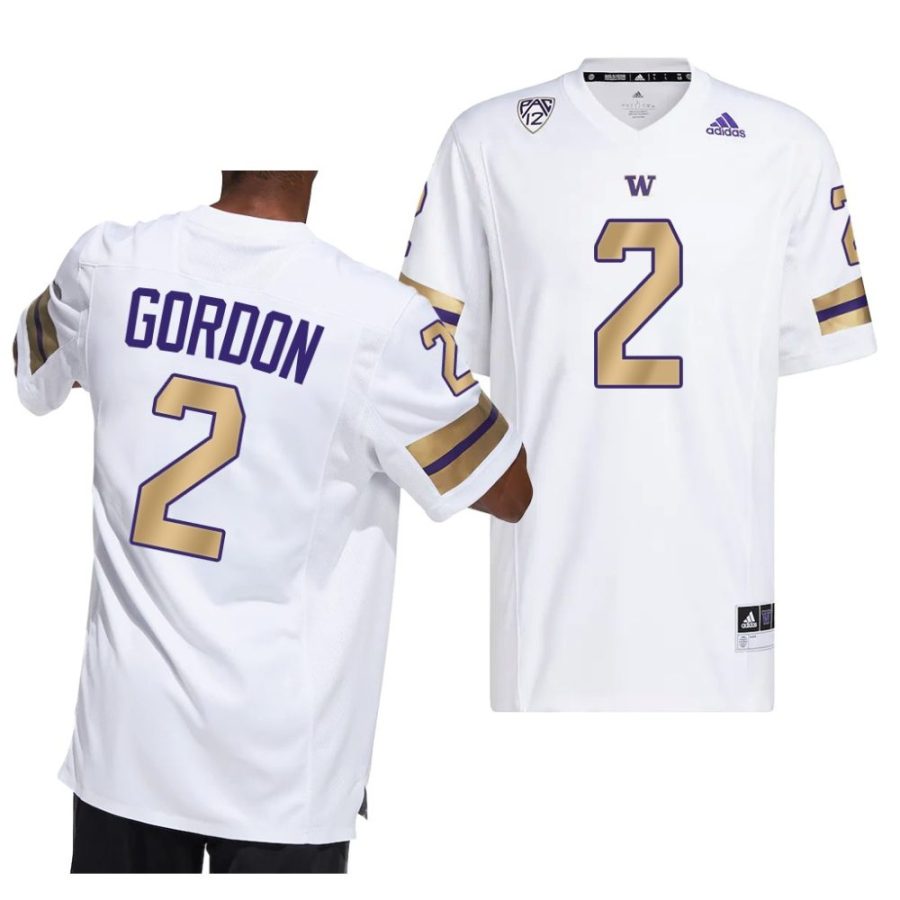 2022 washington huskies kyler gordon white husky royalty premier strategy jersey scaled