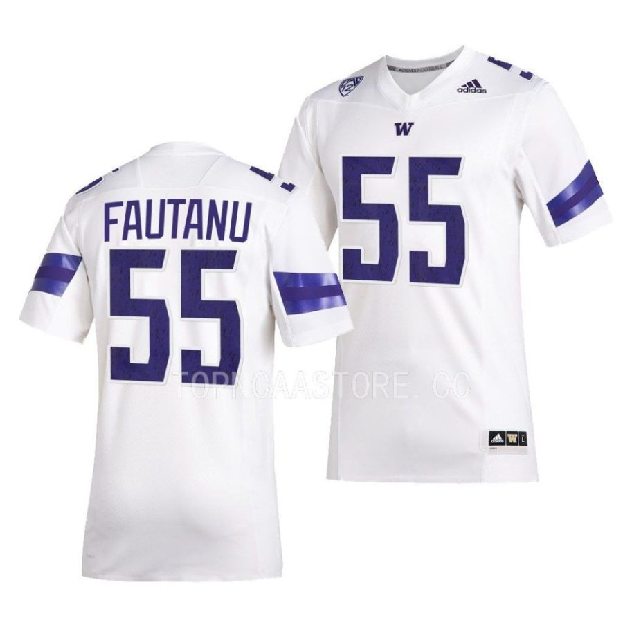 2022 washington huskies troy fautanu white premier football jersey scaled