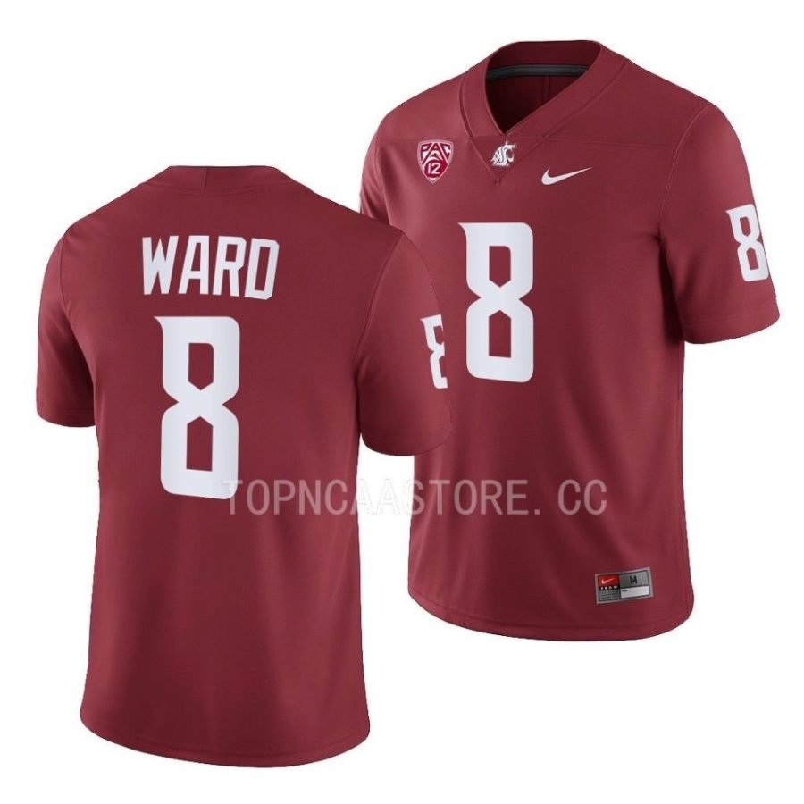 2022 washington state cougars xavier ward crimson nil football replica jersey scaled