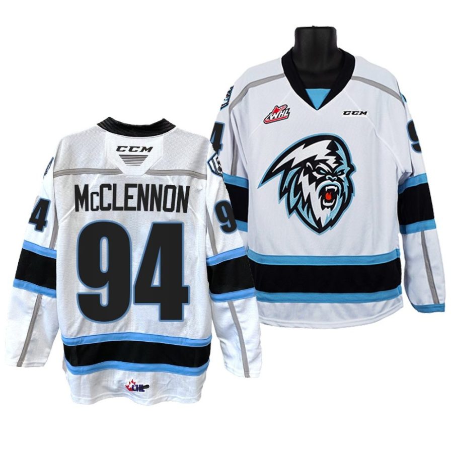 2022 winnipeg ice connor mcclennon white whl jersey scaled