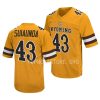 2022 wyoming cowboys shae suiaunoa gold college football retro jersey scaled