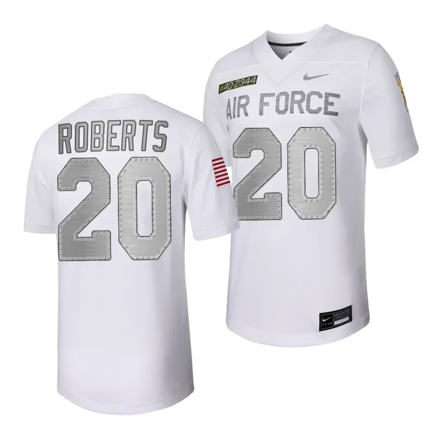 2023 air force falcons brad roberts white rivalry football legacy series jersey scaled