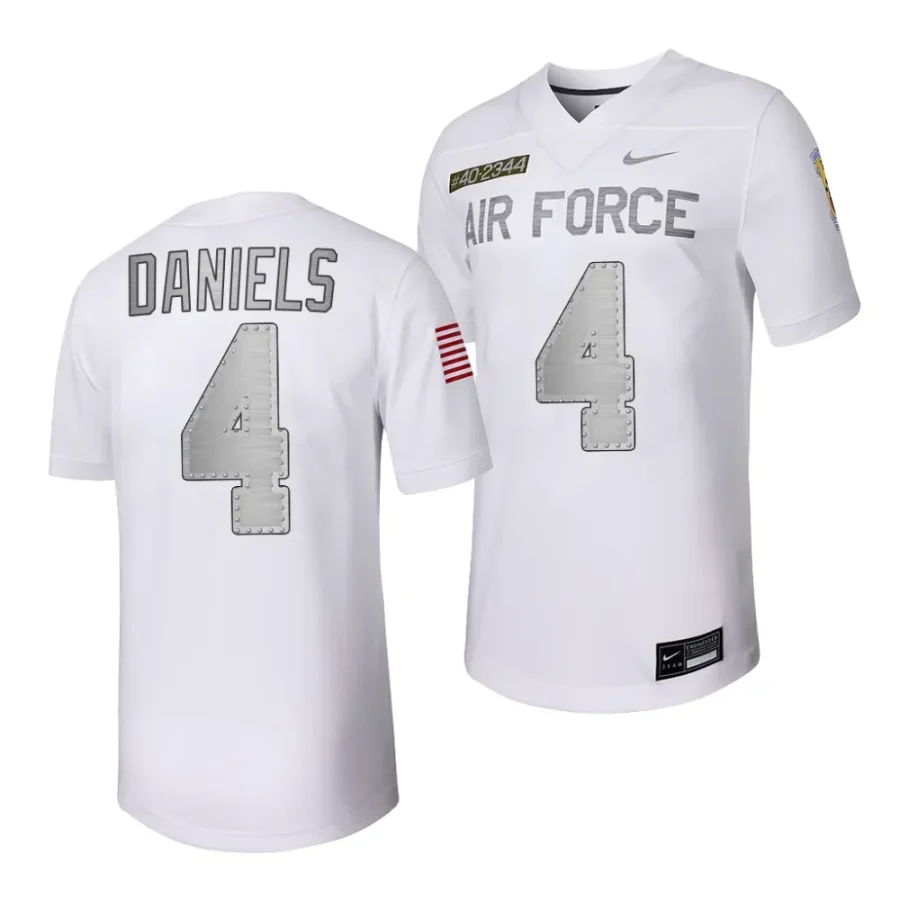 2023 air force falcons haaziq daniels white rivalry football legacy series jersey scaled