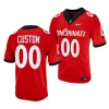 2023 cincinnati bearcats custom red alternate football replica jersey scaled