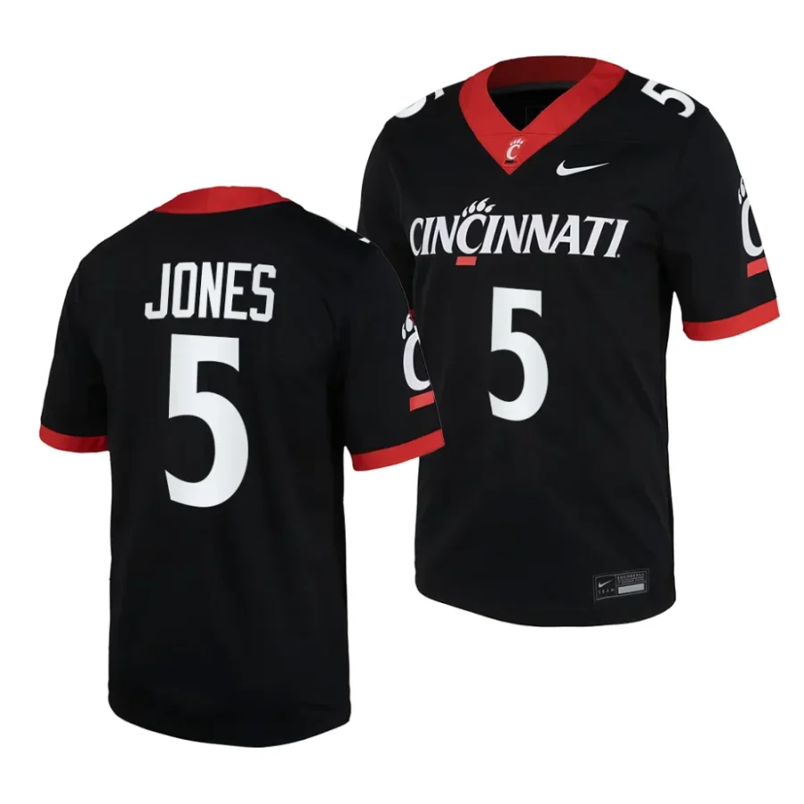 2023 cincinnati bearcats emory jones black home football replica jersey scaled