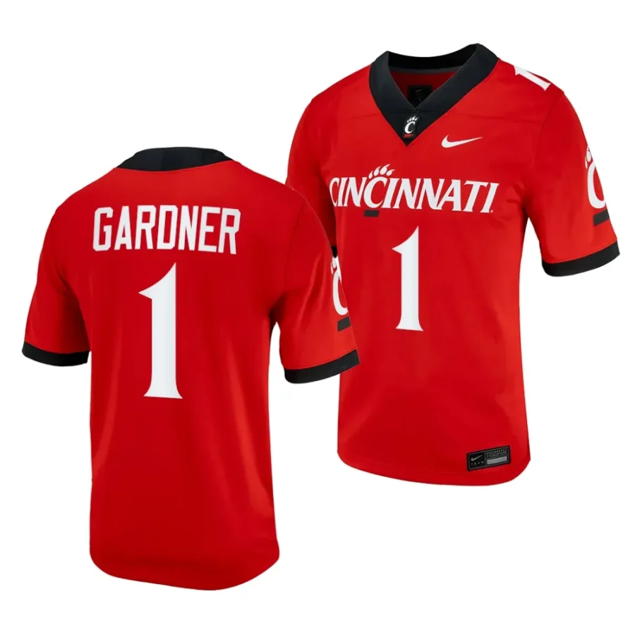 2023 cincinnati bearcats sauce gardner red alternate football replica jersey scaled