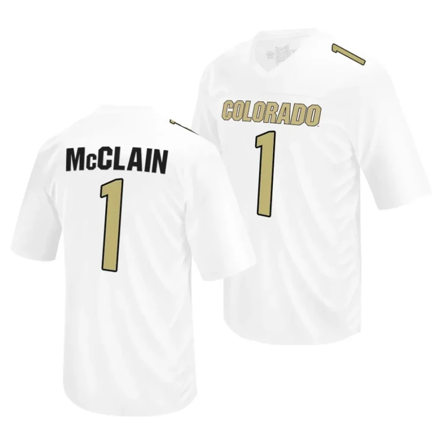 2023 colorado buffaloes cormani mcclain white nil football player jersey scaled