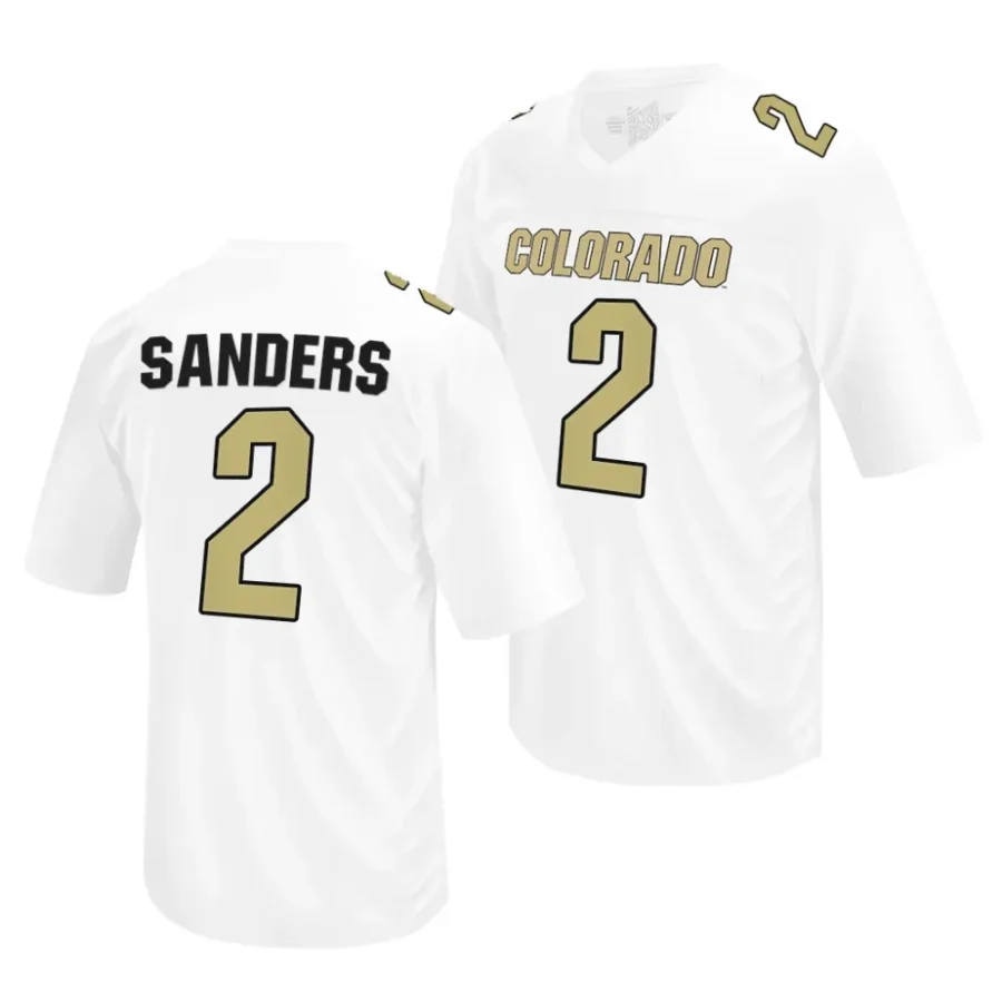 2023 colorado buffaloes shedeur sanders white nil football player jersey scaled