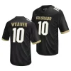 2023 colorado buffaloes xavier weaver black nil football player jersey scaled