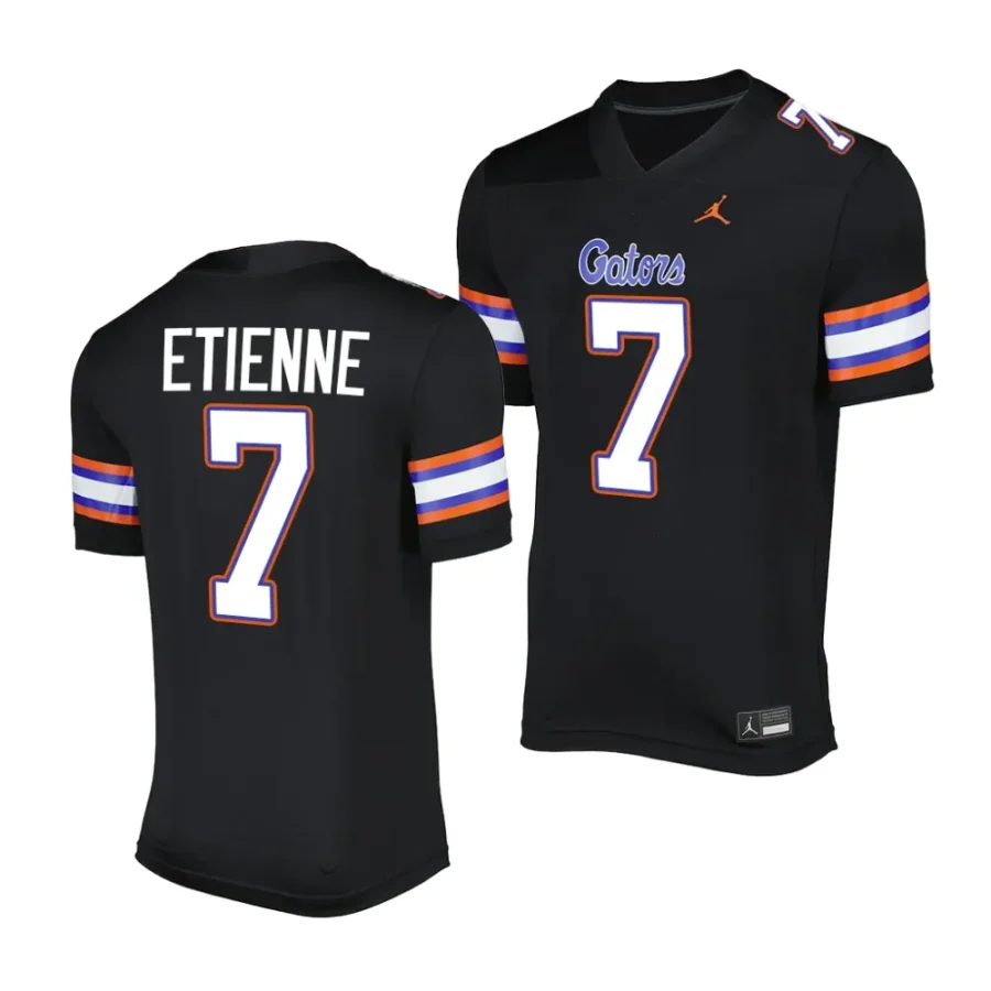 2023 florida gators trevor etienne black alternate game salute to service jersey scaled