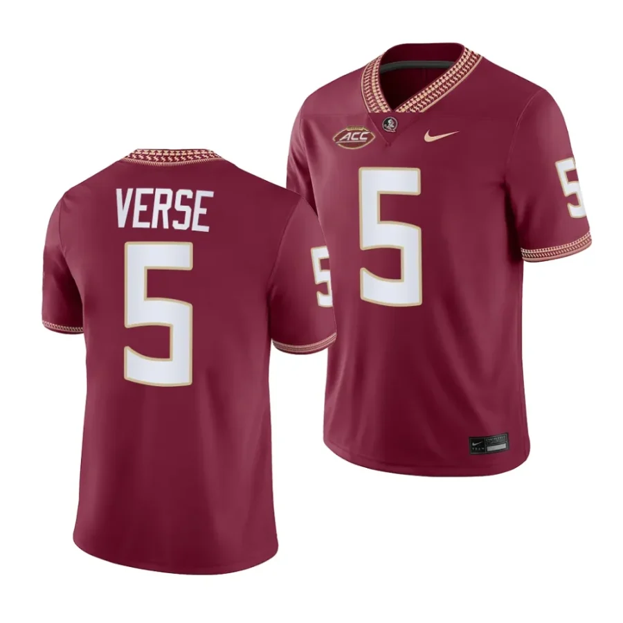 2023 florida state seminoles jared verse garnet nil football game jersey scaled