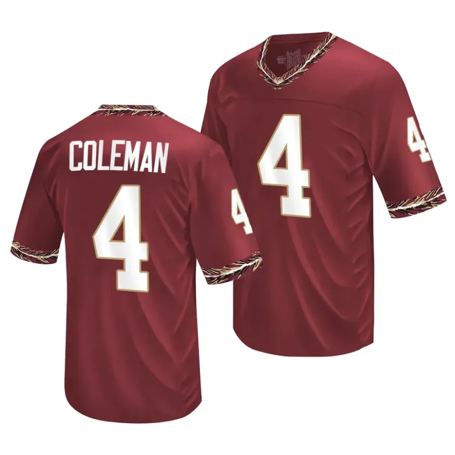 2023 florida state seminoles keon coleman garnet college football replica jersey scaled