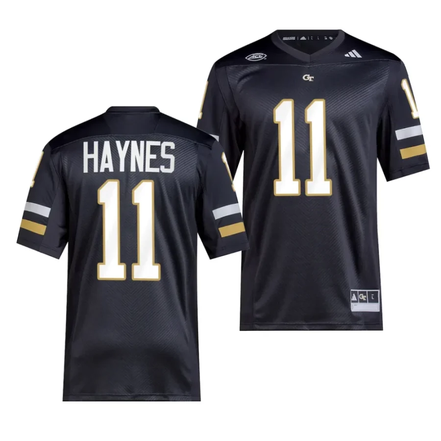 2023 georgia tech yellow jackets jamal haynes black premier college football jersey scaled