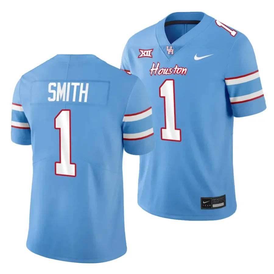 2023 houston cougars donovan smith blue oilers themed football jersey scaled