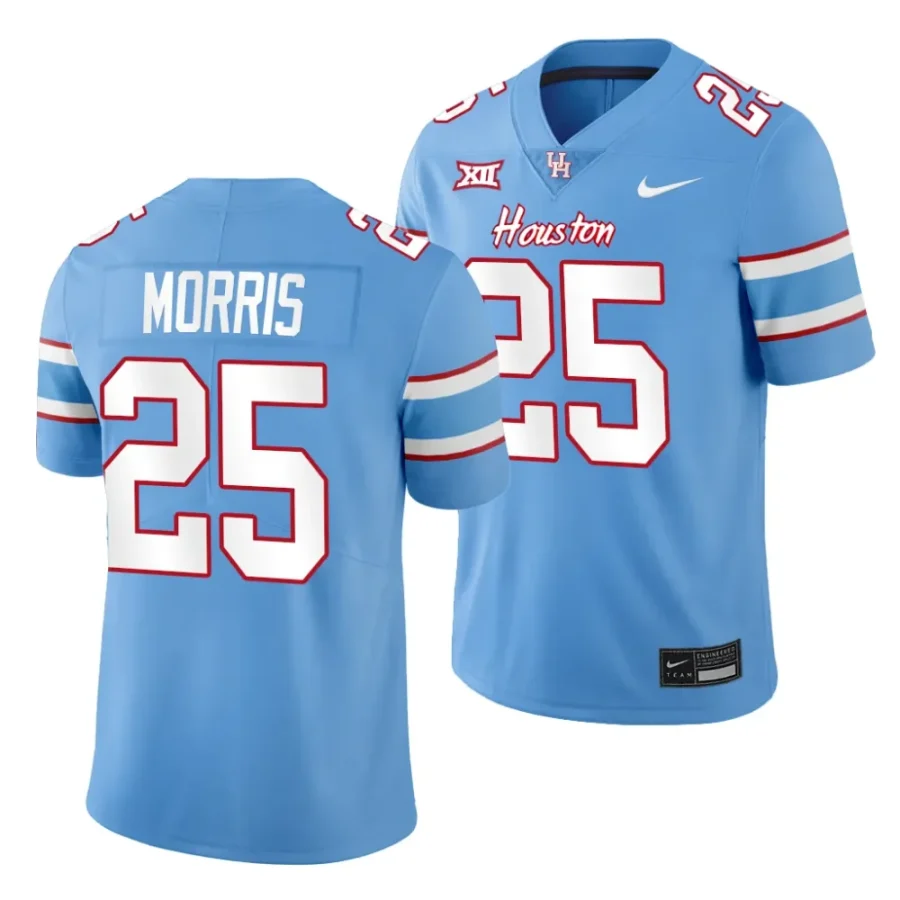 2023 houston cougars jamal morris blue oilers themed football jersey scaled