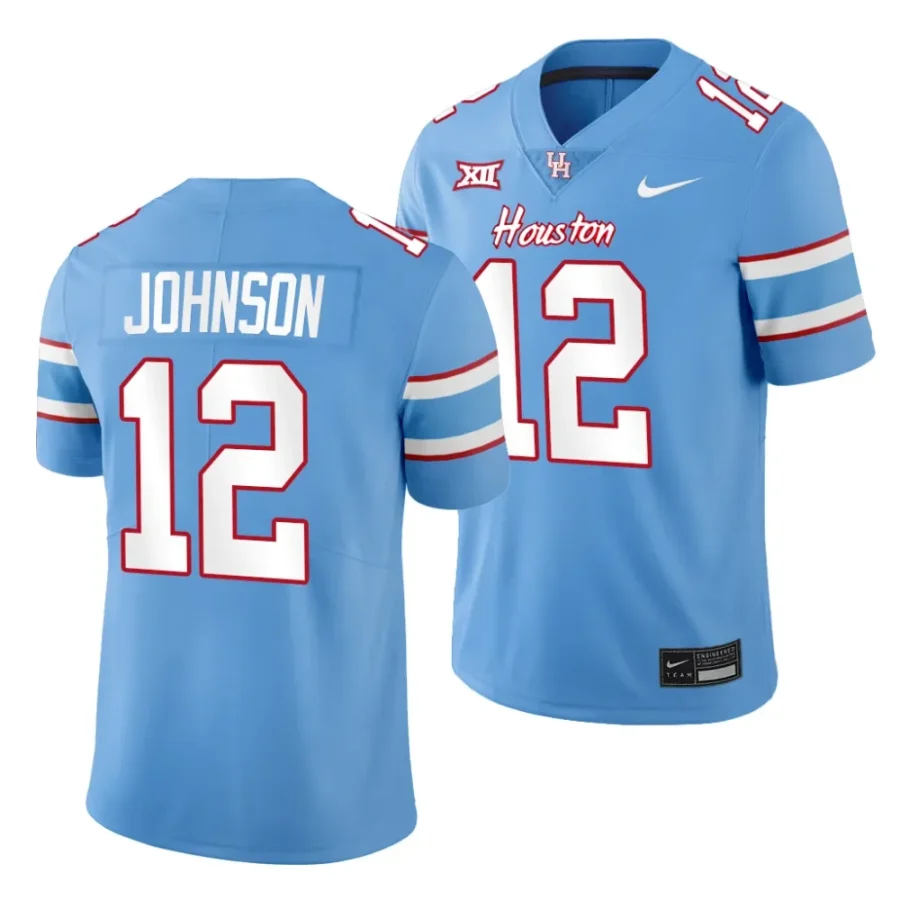 2023 houston cougars stephon johnson blue oilers themed football jersey scaled