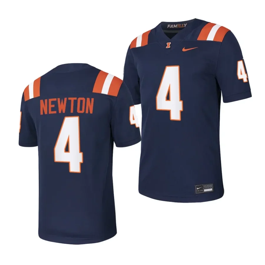 2023 illinois fighting illini jer'zhan newton navy college football game jersey scaled