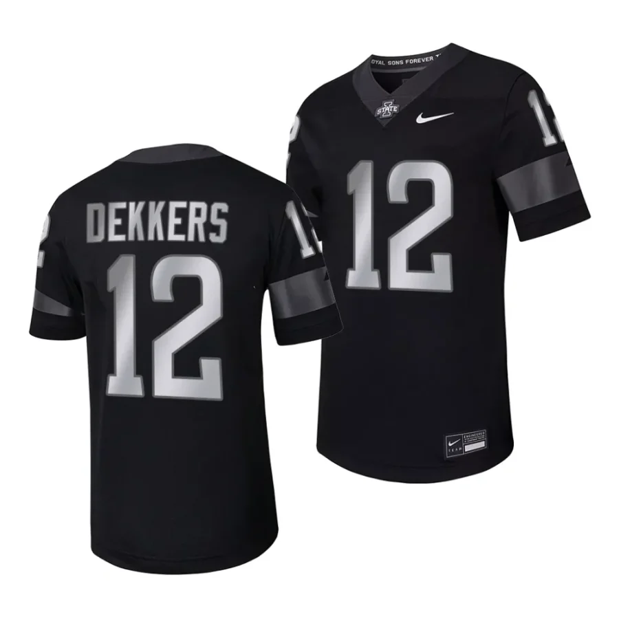 2023 iowa state cyclones hunter dekkers black alternate football replica jersey scaled