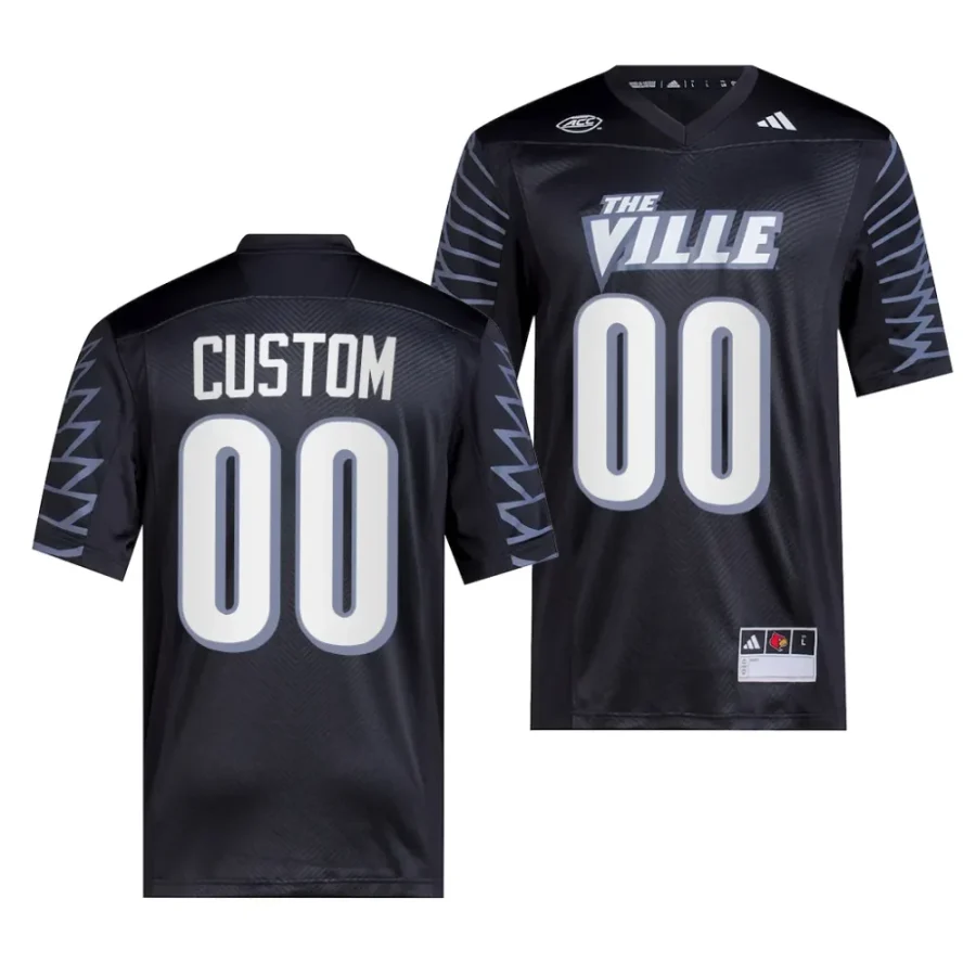 2023 louisville cardinals custom black premier college football jersey scaled